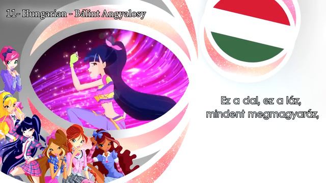 Winx Club Season 6 Opening Multilanguage [21 Version/ 20 Languages] HD