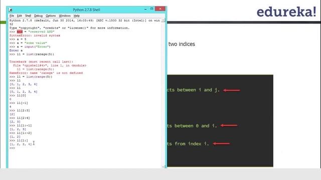 Python Programming - 3 | Python tutorial for beginners - 3 | Python for Big Data Analytics | Edurek смотреть онлайн