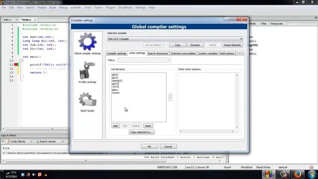 How to make a C Static Library and Link it using Code::Blocks смотреть онлайн