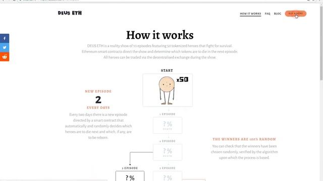 Обзор игры Deus ETH на блокчейне Ethereum смотреть онлайн