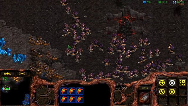 StarCraft: Remastered Co-op Campaign Zerg Mission 6 - The Dark Templar смотреть онлайн