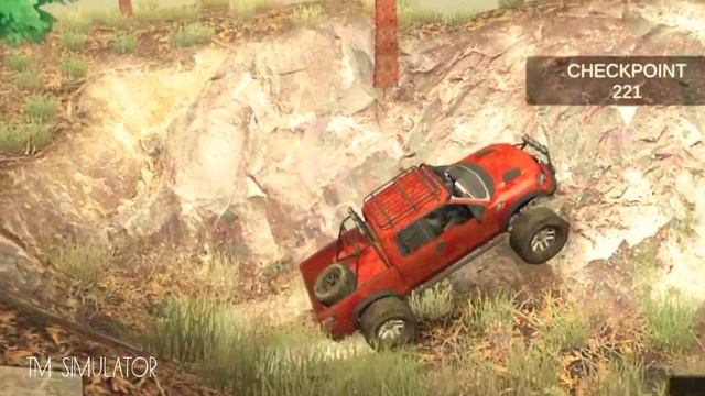 WOOW SERU BANGET MITSUBISHI TRITON MESIN DENGAN TENAGA MONSTER MELINTASI PEGUNUNGAN BeamNG Speed