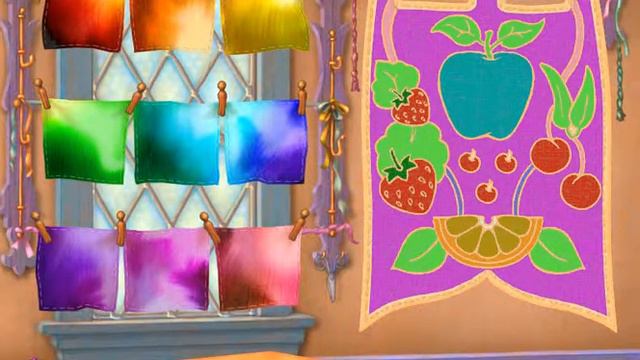 Принцесса и нищенка Барби - Прохождение уровня Создание рекламной вывески смотреть онлайн