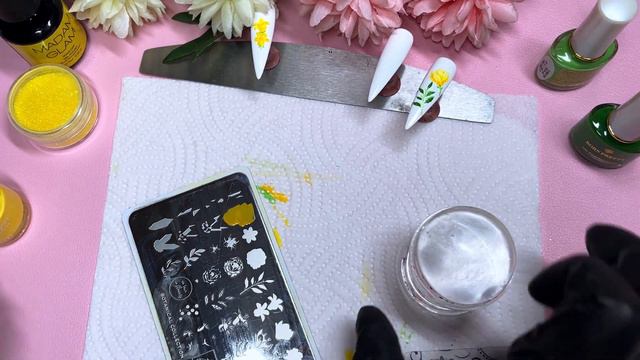 FLORAL NAIL ART DESIGN | MIMOSA INSPIRED NAILS | 50% OFF MADAM GLAM смотреть онлайн