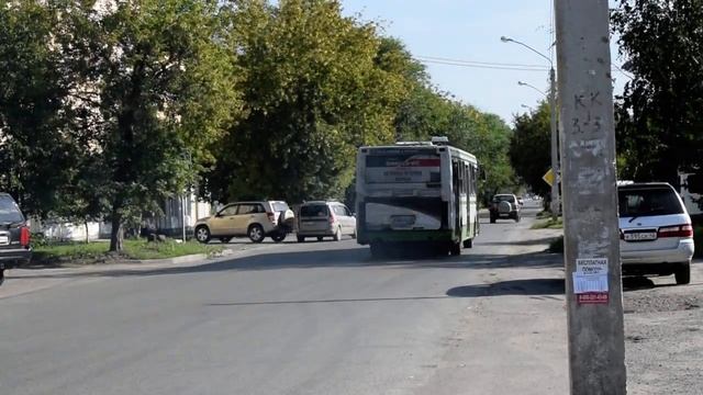 Автобус ЛиАЗ-5256.45 (Р 065 НЕ 22) и ПАЗ-320302-12 (АС 939 22) смотреть онлайн