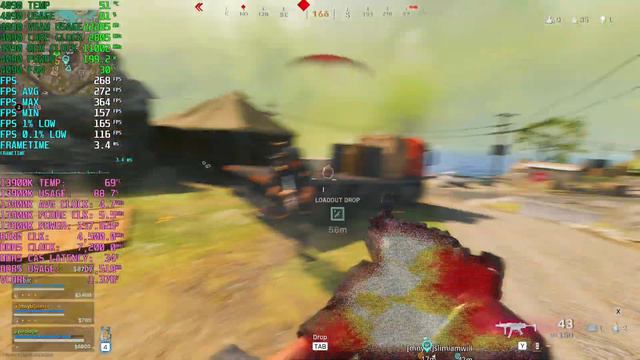 13900K + DDR5-7200MHz CL34 + 4090 1440 Ultra DLSS Performance Fortune's Keep Warzone Samsung Neo G8 смотреть онлайн
