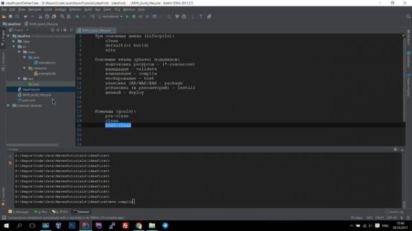 Java. Maven просто и понятно. Цикл сборки проекта и основные команды - L3