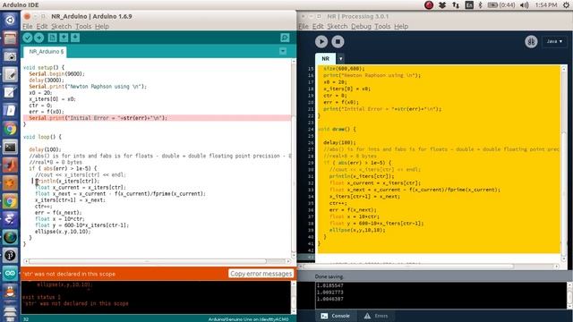 Arduino Help - Newton Raphson смотреть онлайн