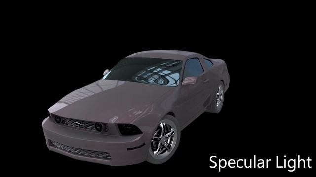 Ford Mustang GT 2005 3D Model смотреть онлайн