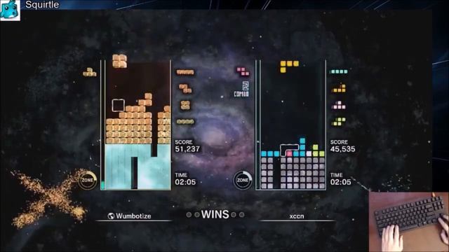 Tetris Effect Expert Zone Battle - Wumbo vs xccn смотреть онлайн