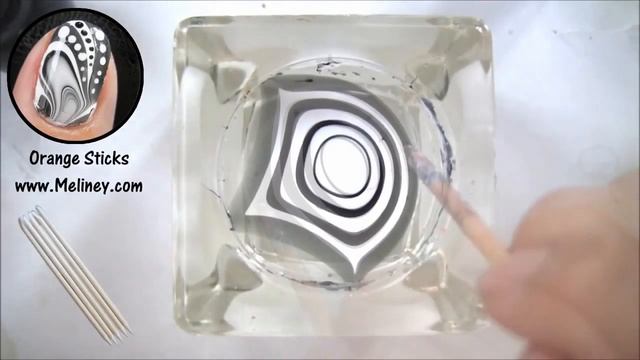 Дизайн ногтей .Чёрно белые вихри смотреть онлайн