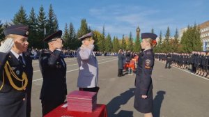 Приведение к Присяге сотрудника ОВД РФ курсантов Омской академии МВД России