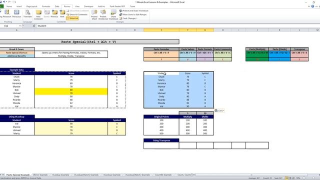 Quickly Learn How to Use the Paste Special (Ctrl + Alt + V) Function in Excel смотреть онлайн