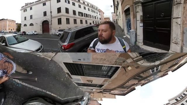 Рим в VR 360. Санта-Мария-Маджоре, сувениры и рокеры смотреть онлайн