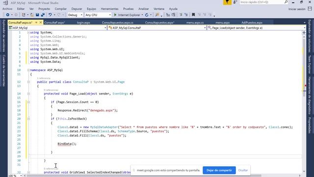 Grid View en ASP con MySql смотреть онлайн