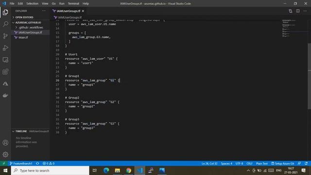 Terraform to Create AWS IAM User , AWS IAM Group and IAM Group Membership | GitHub Actions смотреть онлайн