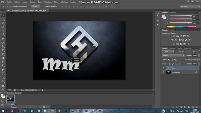 Photoshop project logo for beginners (Part1) смотреть онлайн