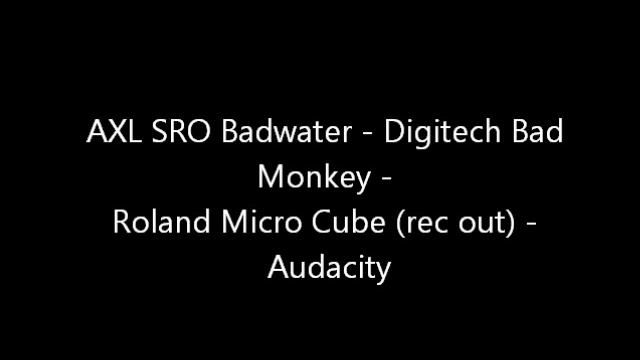 Roland Micro Cube Record Out Test (Metal, with Bad Monkey) смотреть онлайн