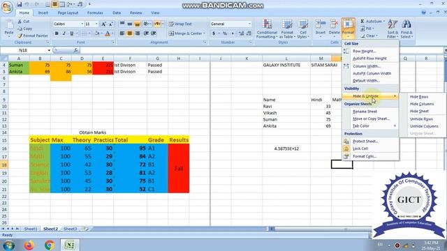 37 Format Cells in Ms Excel 2007 смотреть онлайн