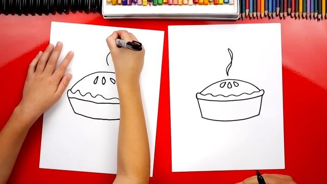 How To Draw An Apple Pie For Thanksgiving смотреть онлайн