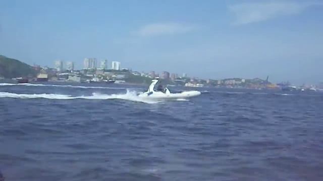 RIB 580, тест драйв, г Владивосток, бухта Золотой Рог смотреть онлайн