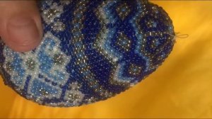 Пасхальные яйца из бисера