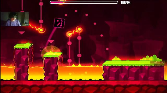 ПРОХОДИМ FINGERGASH С ЗАКРЫТЫМИ ГЛАЗАМИ | Geometry Dash смотреть онлайн