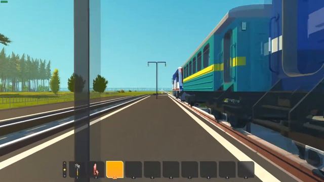 ПОЛУАВТОБЛОКИРОВКА В Scrap Mechanic! Реалистичная железная дорога! Обзор карты смотреть онлайн