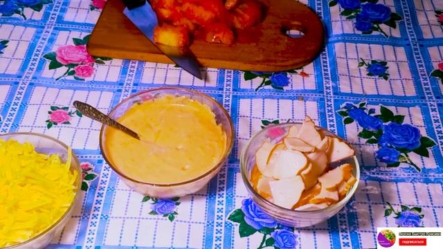 Пицца за 10 минут Очень вкусный рецепт Pizza in 10 minutes Delicious recipe смотреть онлайн