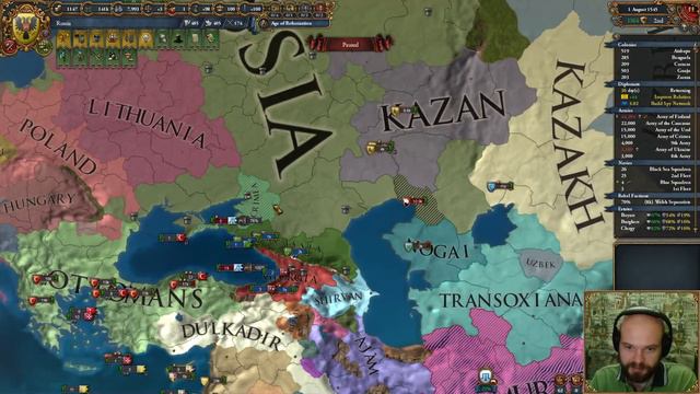 EU4 - Россия - 68 - Very Hard - (1.30.4, Захват Мира, WC, Московия, Muscovy, Europa Universalis 4)