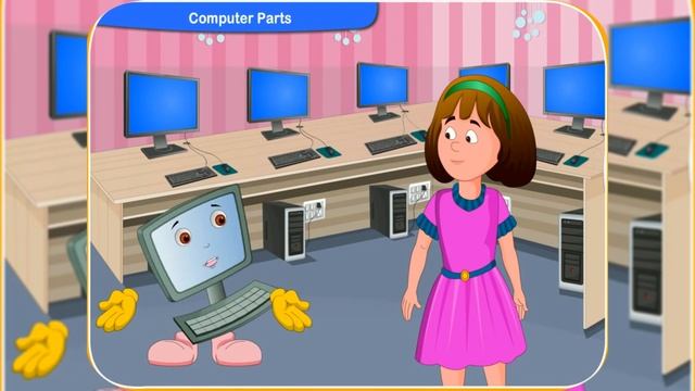 Basics of Computers | Computer Parts Name | Parts of Computer & their Functions [ Animation] смотреть онлайн