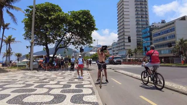 【4K】WALK Brazil Rio De Janeiro - Leblon 2022 Travel Vlog