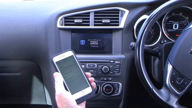 How to pair your iPhone to the bluetooth system in a 2012 12 CITROEN DS4 2 0 HDi D Sport смотреть онлайн