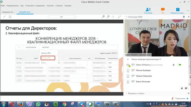 Отчеты в личном кабинете Лидера смотреть онлайн
