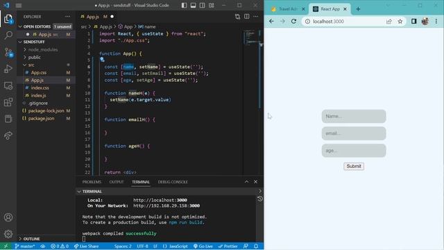 How To Easily Send Data From React To Firebase || Connecting Firebase Database || Kaustub Singh смотреть онлайн
