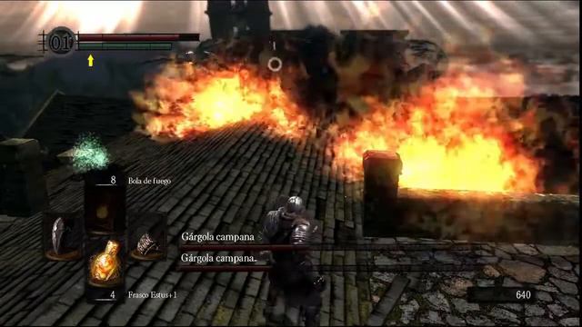 Dark Souls-Nivel 1-Solo con cestus-Gargolas del campanario смотреть онлайн