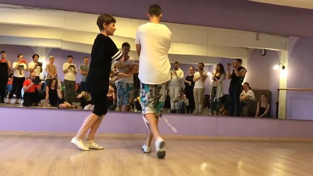 Марина Ванюшина и Денис Романов сальса (5) смотреть онлайн