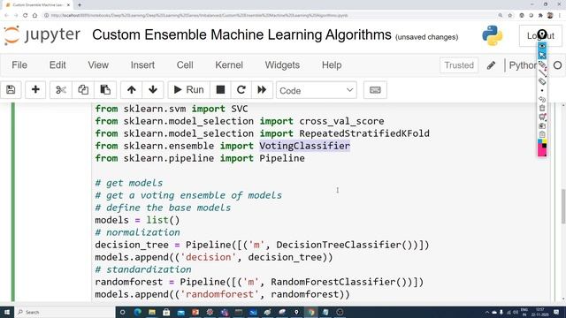 Custom Ensemble Machine Learning Algorithms смотреть онлайн
