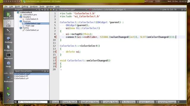 Creating color picker in Qt Creator / Vytvorenie editora farby v Qt Creatore смотреть онлайн