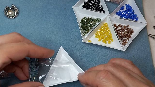 Обзор покупок для рукоделия. Красивые бусины и контейнер для хранения смотреть онлайн
