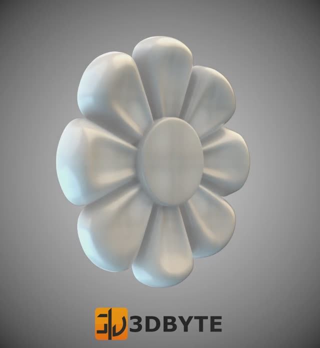 #3dmodel - Round #decor 7 || Круглый декор 7 #3dbyte #3dprint