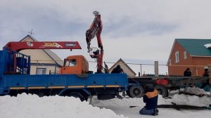 Ремонт стрелы кму Юник,не могу выбить палец,закис конкретно. (часть 1)