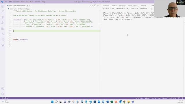Python Data Types - Dictionary Application - Nested Dictionaries смотреть онлайн