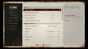 Mortal Kombat 1 - How to Disable a Screen Reader and Text Support