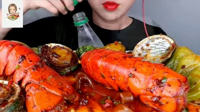 ASMR ПРЯНЫЕ МОРЕПРОДУКТЫ ЛОБСТЕР ресторан морепродуктов приготовление еды ,음 아주 맛있어,신청,ASMR,❤️💛 смотреть онлайн