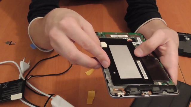 Nexus 7 (2012) replace battery,Замена батареи смотреть онлайн