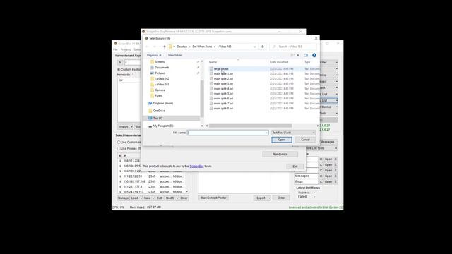 Split List Into Multiple Lists Software - Scrapebox смотреть онлайн