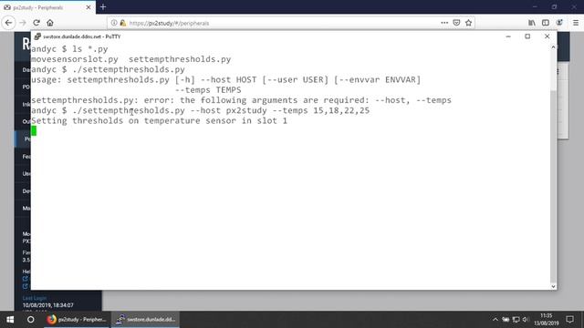 Setting Raritan PDU temperature sensor thresholds смотреть онлайн