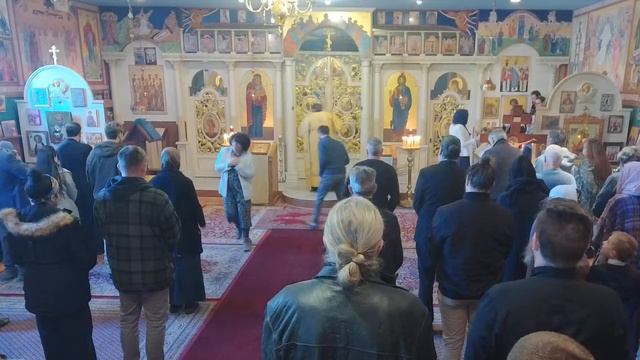 Divine Liturgy for the 33rd Sunday after Pentecost 1/21/2024 смотреть онлайн
