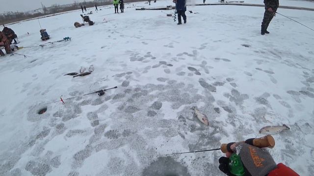 Ловля форели на юге России со льда! Попался крокодил - ribalka Сhegem смотреть онлайн